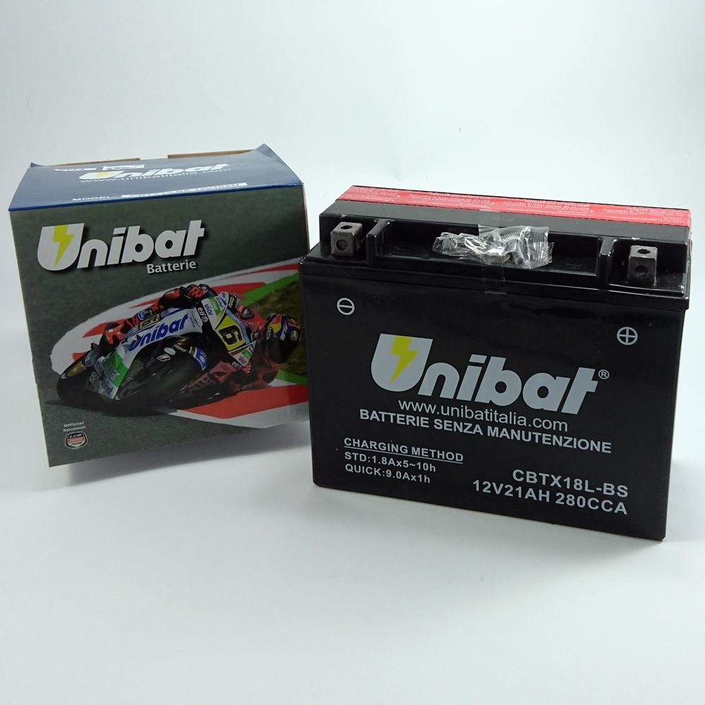 Akumulator Unibat CBTX18L-BS (12V21Ah)