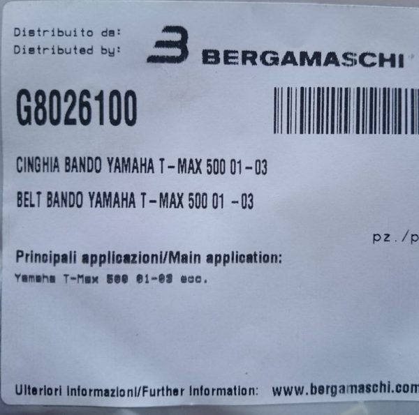 Bando kaiš Yamaha T-max 500 01'-03' - Image 3