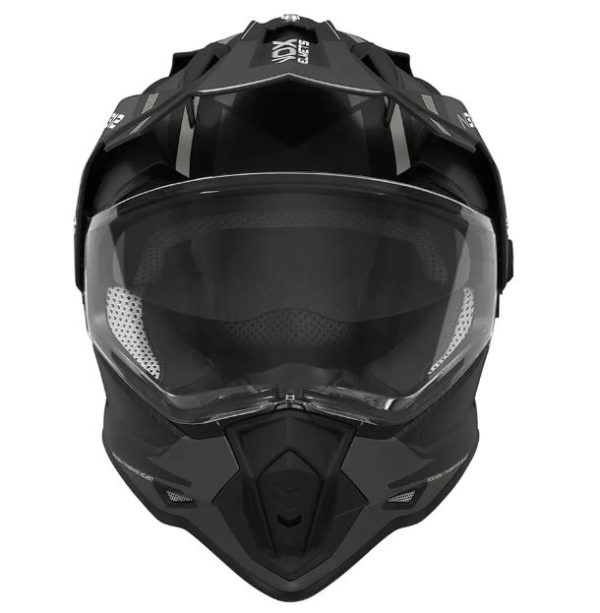 Kaciga za motor NOX Cross sa vizirom N312 DRONE mat crno titanium - Image 3