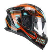 Kaciga CGM 311 BLAST crno narandzasta