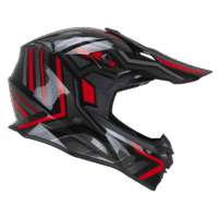 CGM kaciga 367 MUD-X FURY crno-crvena
